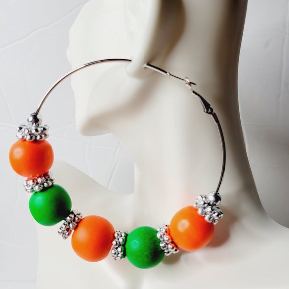 Jewelry - Women's Large Hoop Fashion Earrings